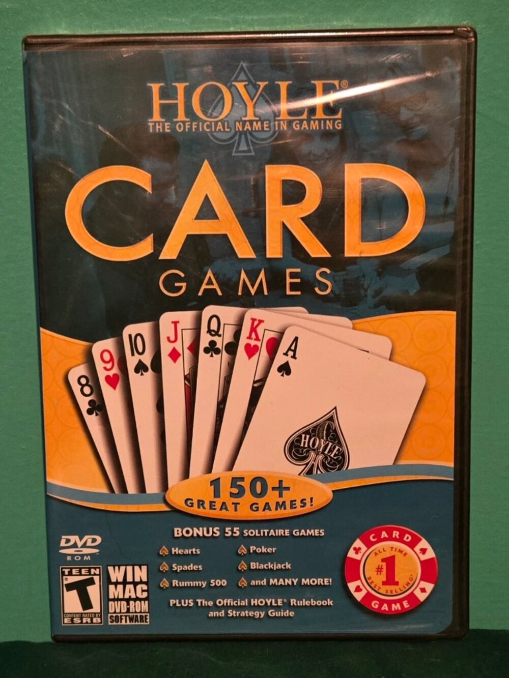 Hoyle Card Games - DVD - 150+ Games WIN MAC DVD-ROM - #1 Best Selling Card Game